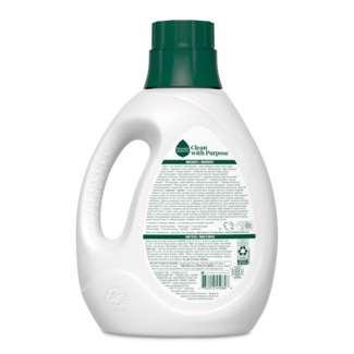 Laundry Detergent Sage and Cedar Back of Bottle 2023