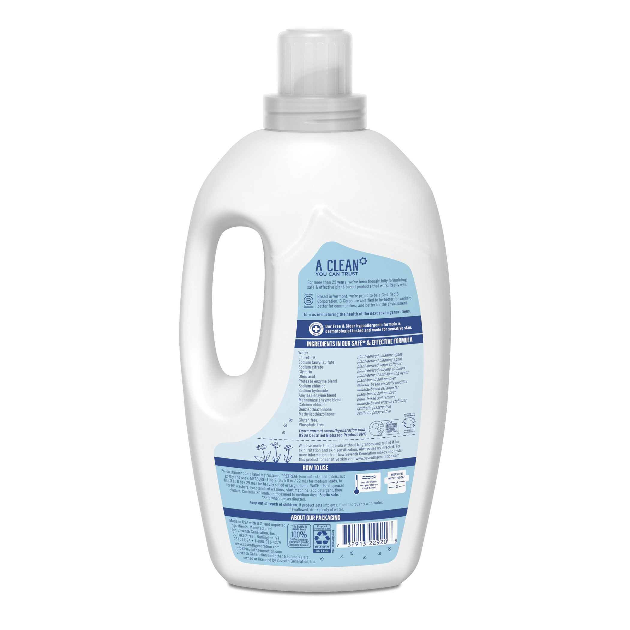 Laundry Detergent - Free \u0026 Clear - Made 