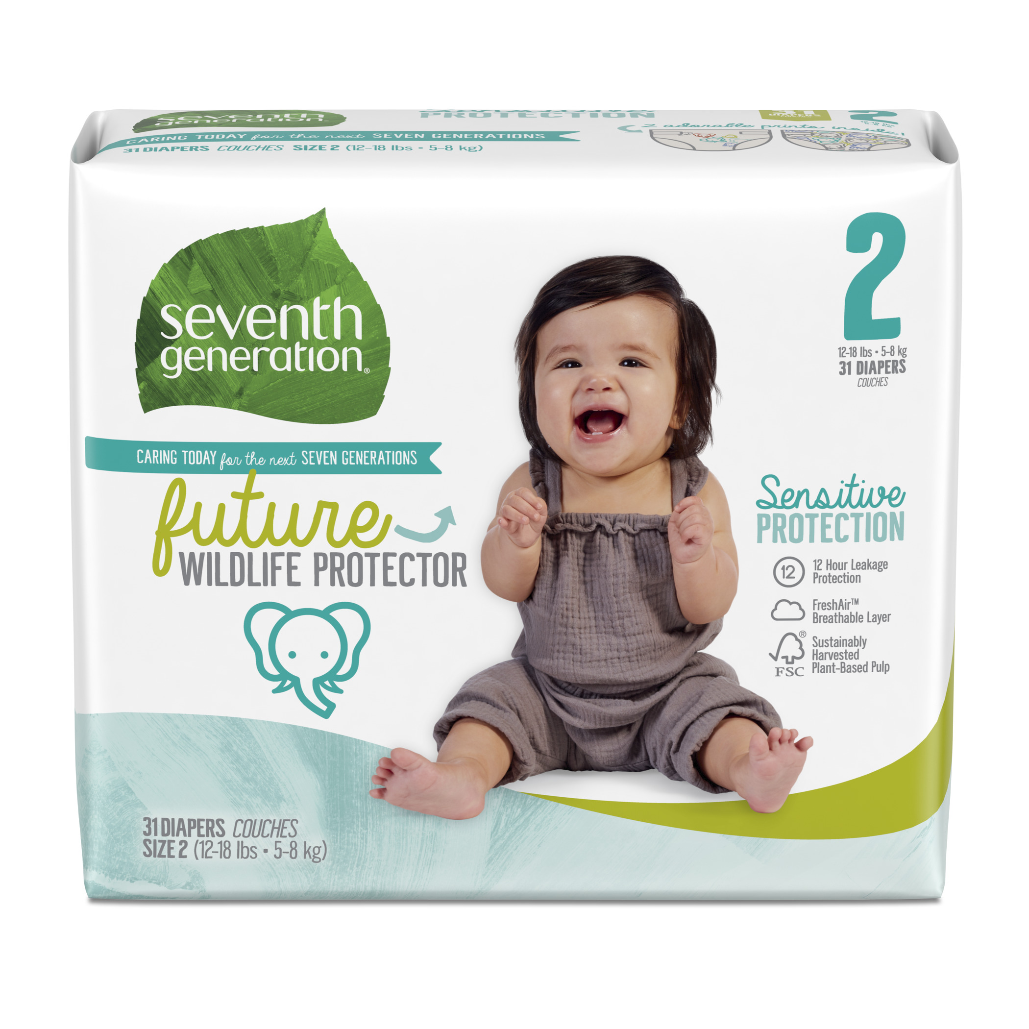 2 month baby diaper size