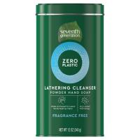 Zero Plastic - Lathering Cleanser Powder Hand Soap - Steel Canister Front