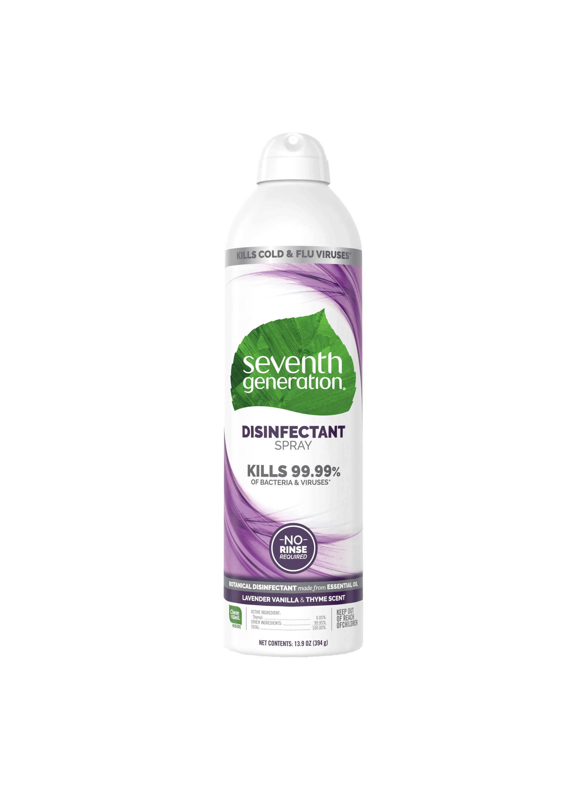 Nauwkeurigheid Chemicaliën openbaring Disinfectant Spray - Lavender, Vanilla & Thyme | Seventh Generation