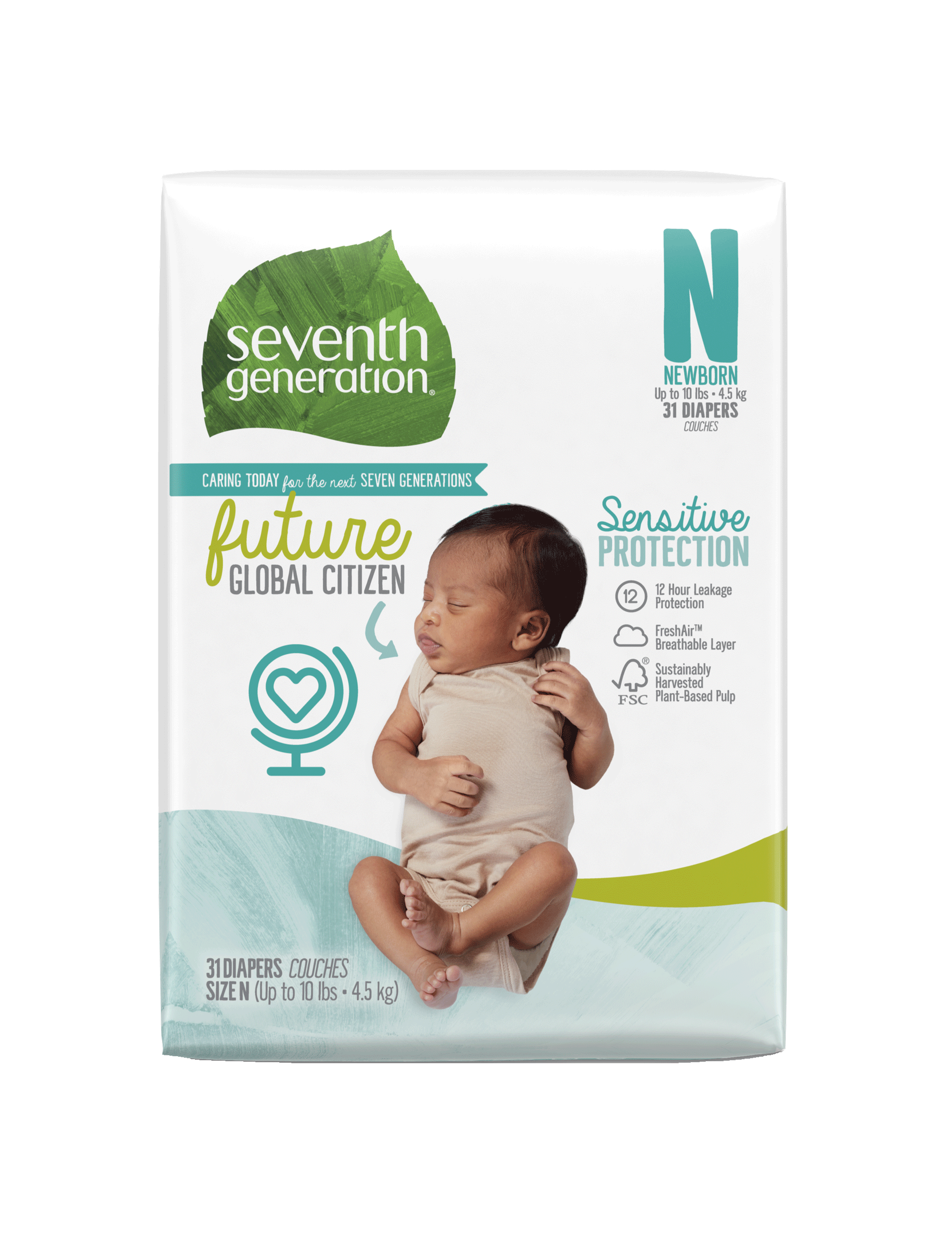 Baby Diapers - Newborn (up to 10 lbs)