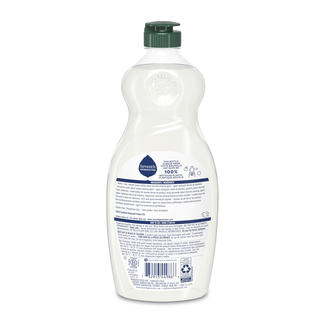 Free and Clear Dish Liquid Back of Bottle