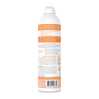 Back of Seventh Generation Citrus Disinfecting Spray