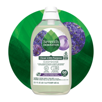 EasyDose Ultra Concentrated Laundry Detergent Front Fresh Lavender Scent