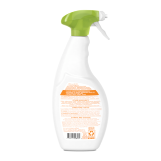 Disinfecting Bathroom Cleaner - Back Of Pack - Green Sprayer