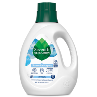 Laundry Detergent - Free and Clear Front of Bottle 2023