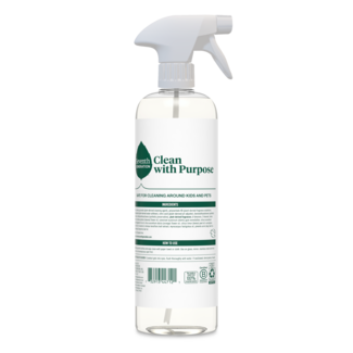 Seventh Generation Glass Cleaner - Sparkling Seaside Scent - Back of Pack