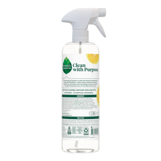Seventh Generation All Purpose Cleaner - Yuzu Basil Scent with Phytogaia - Back of Pack