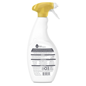 Seventh Generation Disinfecting Bathroom Cleaner - Spray Bottle - Lemongrass Citrus Scent - Back of Pack