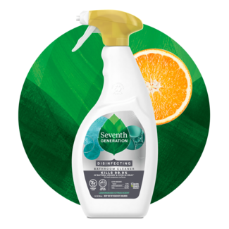 Seventh Generation Disinfecting Bathroom Cleaner - Spray Bottle - Lemongrass Citrus Scent