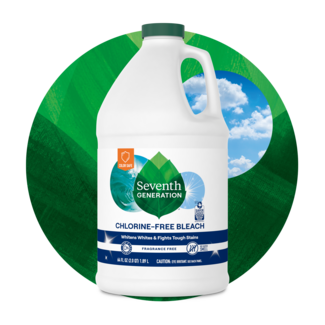 Seventh Generation Chlorine Free Bleach - Fragrance Free - Front of Package
