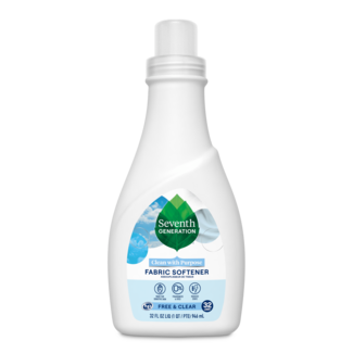 Seventh Generation Liquid Fabric Softener - Free and Clear - Front of Package