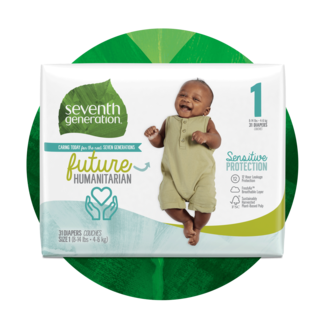 Seventh Generation Baby Overnight Diapers - Free & Clear