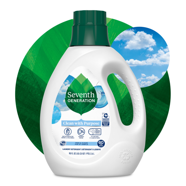 Liquid Laundry Detergent - Free & Clear | Seventh Generation