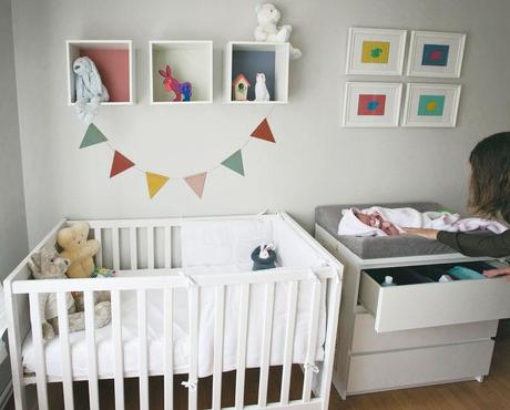 Crib in Bedroom