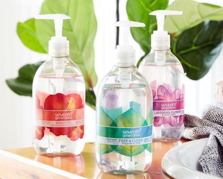 Bottles of Soap on Counter