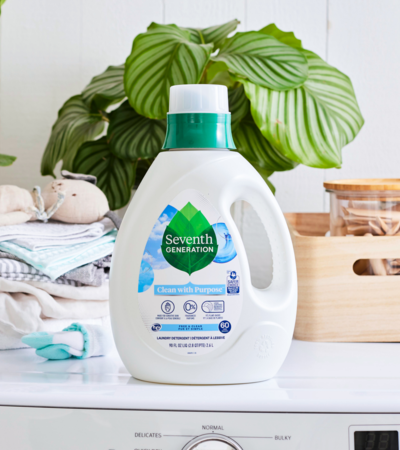 Laundry Detergent - Free and Clear on Washing Machine